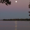 Moon over Lake Minnetonka