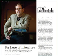 Lake Minnetonka Magazine Interview with Troy Ehlers