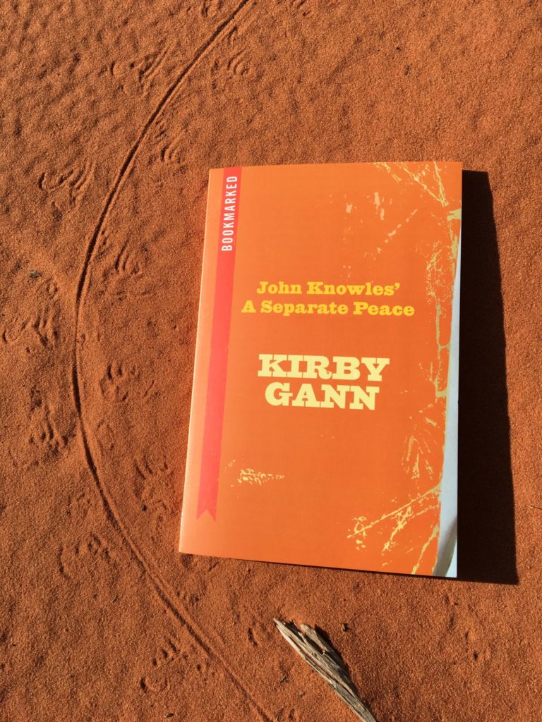 Kirby Gann's book with lizard tracks.